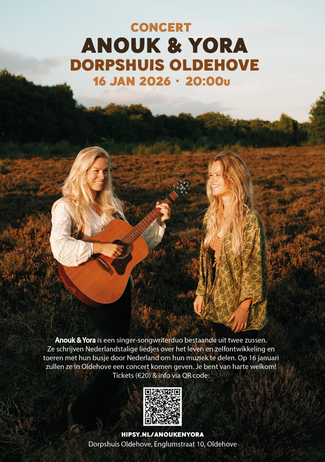 Concert Anouk & Yora (Dorpshuis Oldehove)