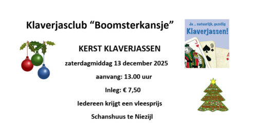 Kerst-Klaverjassen  (Niezijl)