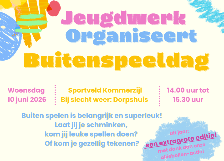 Buitenspeeldag – Jeugdwerk Kommerzijl